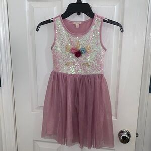 Zen I Pink Sequin Casual Dress